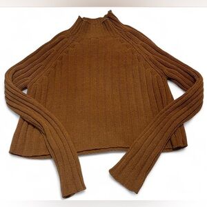 American Eagle Tan Knit Cardigan